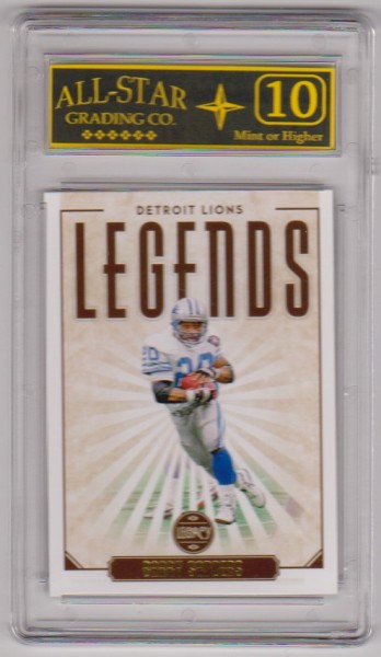 Graded 10 - Barry Sanders 2020 Panini Legacy #102 Card