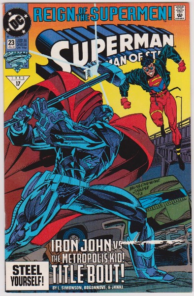 1993 DC Comics Superman The Man Of Steel #23 Issue