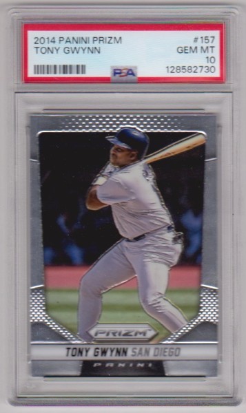 Graded PSA Gem Mint 10 - Tony Gwynn 2014 Panini Prizm #157 Card