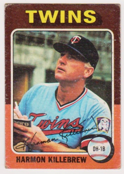 1975 Topps Harmon Killebrew #640 - HOF'er