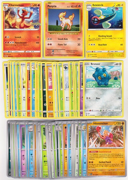 50 Different Pokemon Trading Cards w/ Charmeleon + More