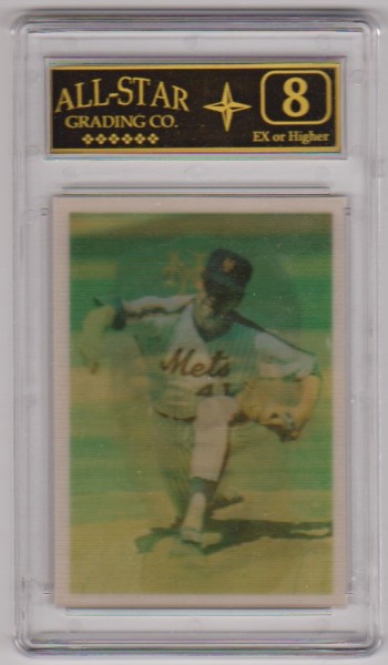 Graded 8 - Tom Seaver 1986 Sportflics Decade Greats #52 Card