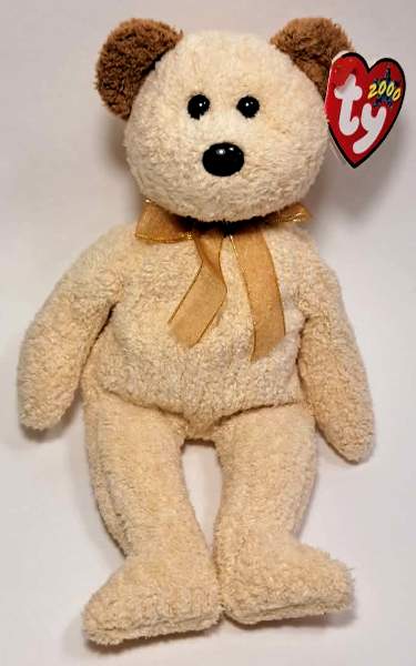 2000 Ty Beanie Baby Huggy The Bear - New With Tags