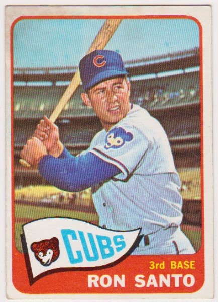 1965 Topps Ron Santo #110 Card - HOF'er