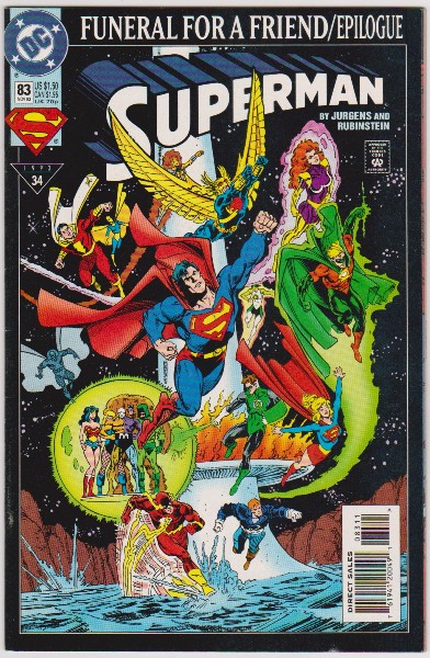 1993 DC Comics SUPERMAN #83 Issue 