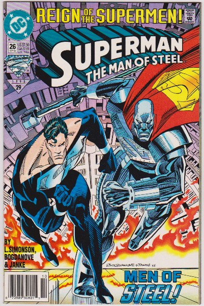 1993 DC Comics Superman The Man Of Steel #26 Issue