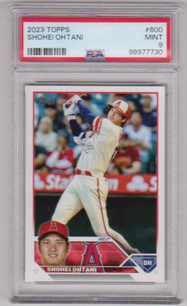 Graded PSA Mint 9 - Shohei Ohtani 2023 Topps #600 Card