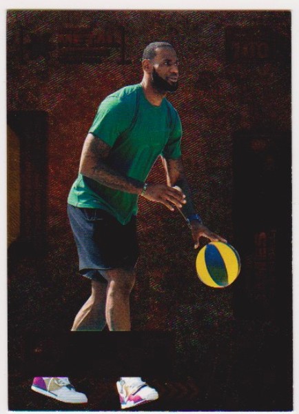 Lebron James 2021 Skybox Metal Universe Champions #100 Card