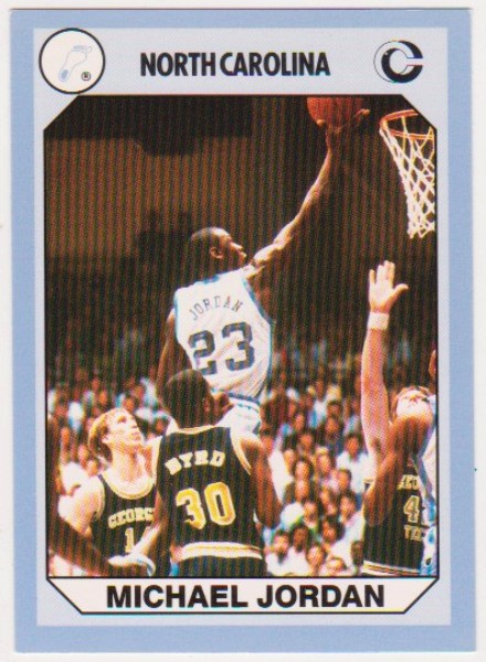 Michael Jordan 1990 North Carolina #89 College Card