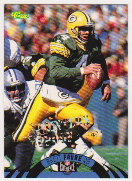 Only 499 Exist - Brett Favre 1996 Classic NFL Experience Printers Proof #19 Insert Card