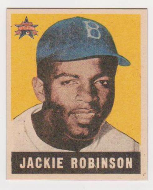 JACKIE ROBINSON - 1997 Topps '49 Leaf Style All-Star Fan Fest #4 Of 5 ...