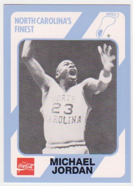 Michael Jordan 1989 North Carolina #65 College Card