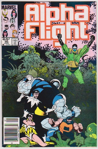 1986 ALPHA FLIGHT #30 Issue - Marvel Comics