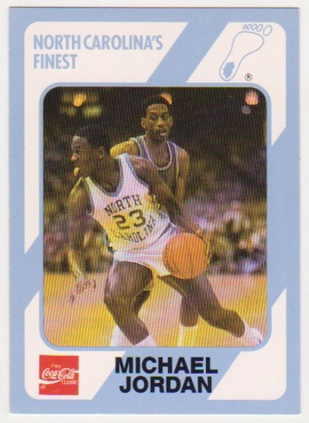 Michael Jordan 1989 North Carolina #17 College Card