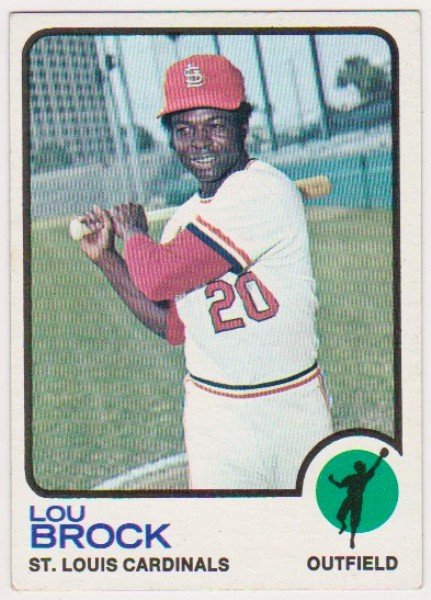 1973 Topps Lou Brock #320 Card - HOF'er