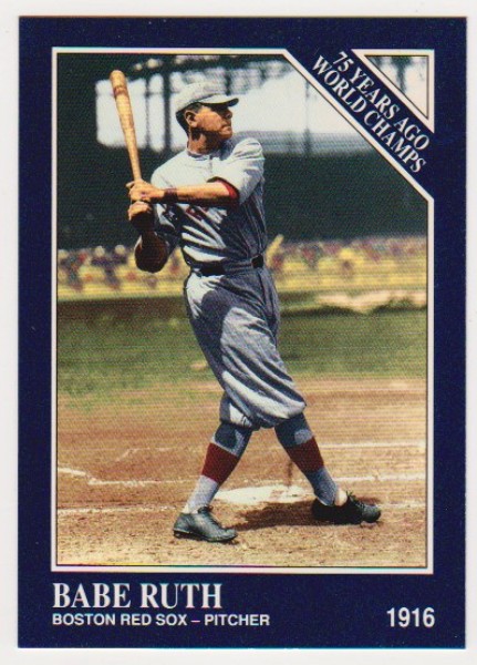 1991 Conlon Babe Ruth #145 PROTOTYPE Card - Scarce Promo