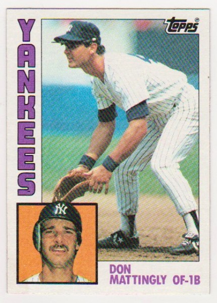 1984 Topps Don Mattingly #8 Rookie Card