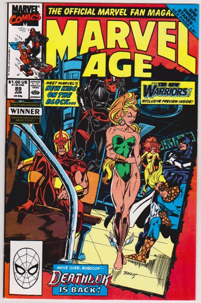 1990 Marvel Comics MARVEL AGE #89 Issue