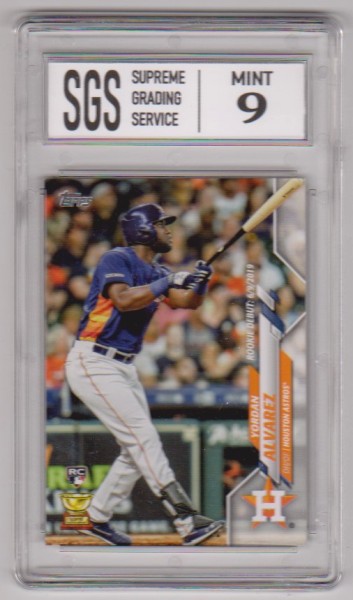 Rookie Graded Mint 9 - Yordan Alvarez 2020 Topps Update #U-300 Card
