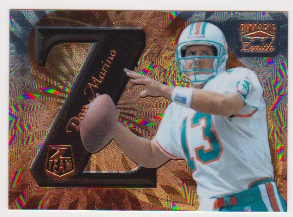1997 Zenith Z-Team Dan Marino #ZT2 Promo Card