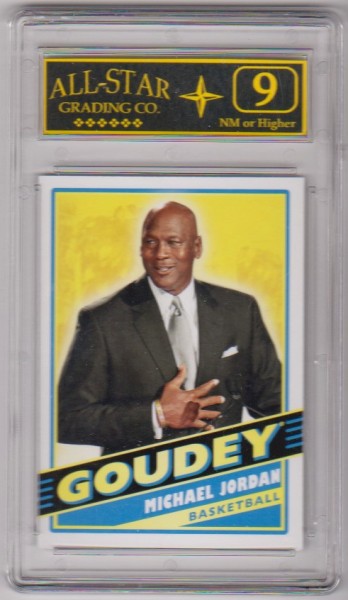 Graded 9 - Michael Jordan 2020 Upper Deck Goodwin Champions Goudey #G1 Card