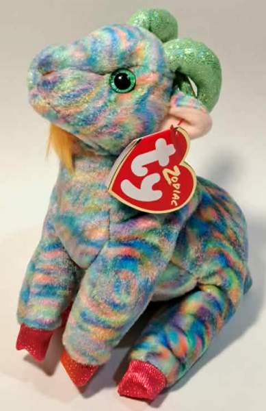 2000 Ty Beanie Baby Zodiac Goat - New With Tags