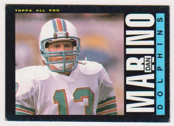 1985 Topps Dan Marino #314 2nd Year Card - HOF'er
