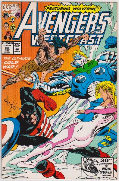1992 Avengers West Coast #88 Issue - Marvel Comics