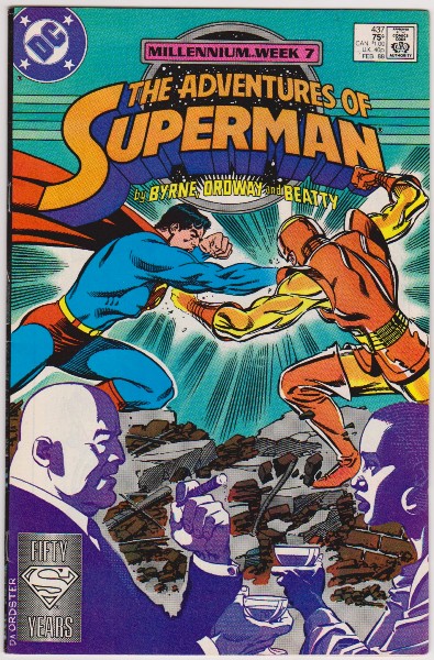 1988 DC Comics The Adventures Of Superman #437 Issue