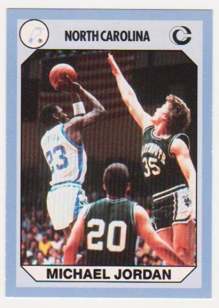 Michael Jordan 1990 North Carolina #61 College Card