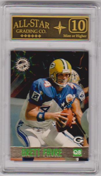 Graded 10 - Brett Favre 1996 Stadium Club #20 Card