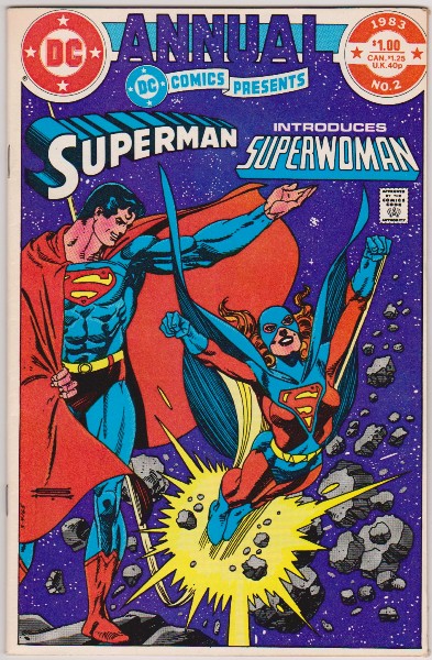 1983 DC Comics Superman Introduces Superwoman Annual #2 Issue