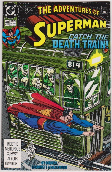 1991 DC Comics The Adventures Of Superman #481 Issue