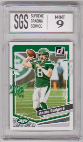 Graded Mint 9 - Aaron Rodgers 2023 Donruss #227 Card