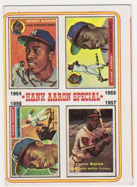 1974 Topps Hank Aaron #2 Card - HOF'er