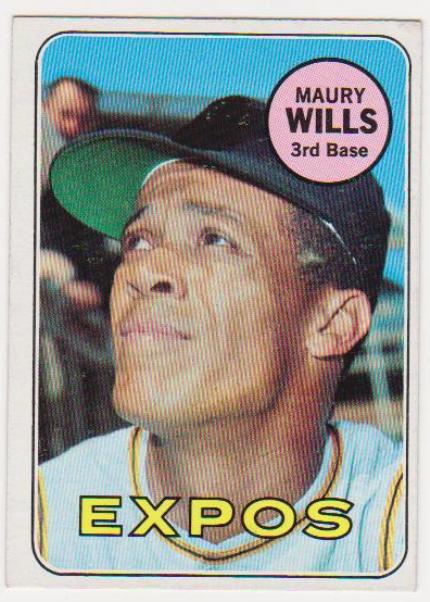 1969 Topps Maury Wills #45 Card