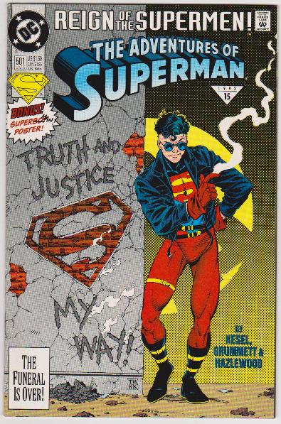 1993 DC Comics The Adventures Of Superman #501 Issue