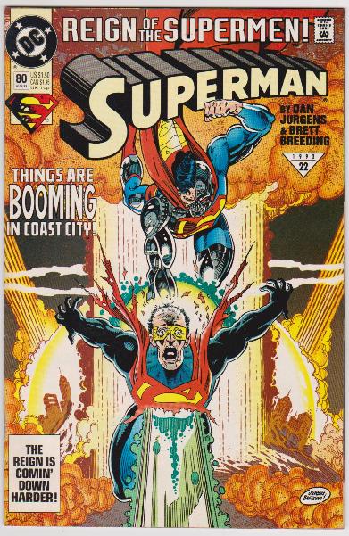 1993 DC Comics SUPERMAN #80 Issue 