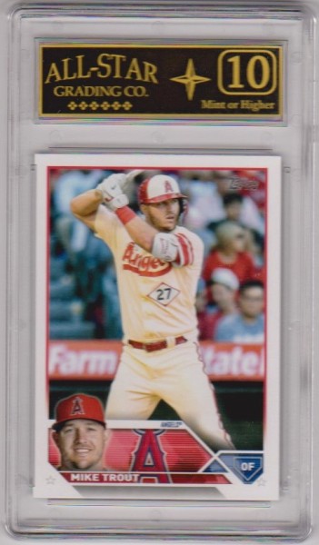 Graded 10 - Mike Trout 2023 Topps #27 Card