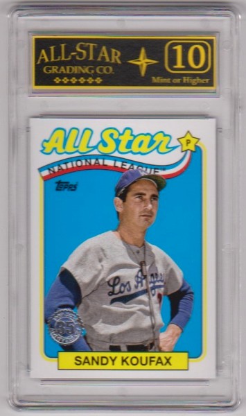 Graded 10 - Sandy Koufax 2024 Topps 35th Anniversary #89ASB-14 Insert Card