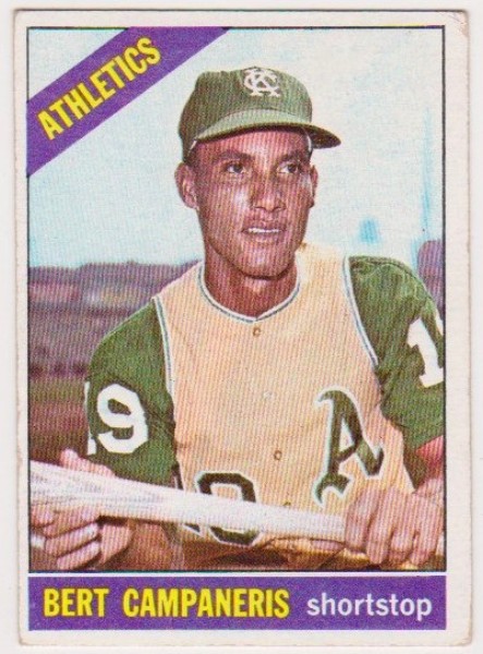1966 Topps Bert Campaneris #175 Card - 2nd Year