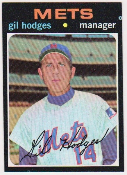 1971 Topps Gil Hodges #183 Card - HOF'er
