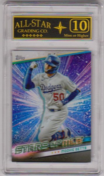 Graded 10 - Mookie Betts 2024 Topps Stars Of MLB #SMLB-9 Insert Card