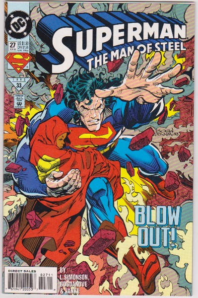 1993 DC Comics Superman The Man Of Steel #27 Issue