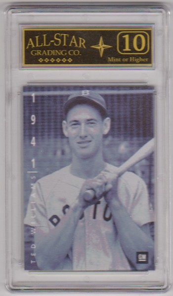 Graded 10 - Ted Williams 1994 Upper Deck The American Epic GM #9 Card