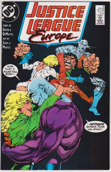 1989 DC Comics JUSTICE LEAGUE EUROPE #5 Issue