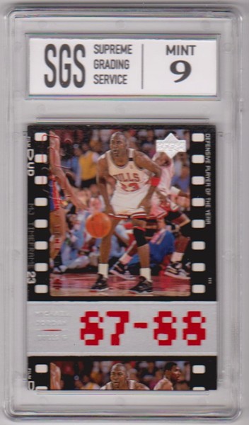 Graded Mint 9 - Michael Jordan 1998 Upper Deck Living Legends #17 Card
