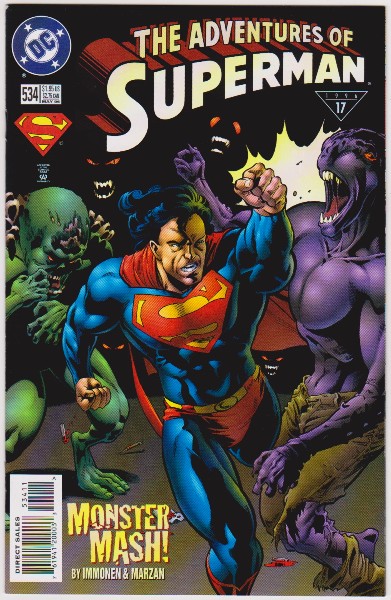 1996 DC Comics The Adventures Of Superman #534 Issue
