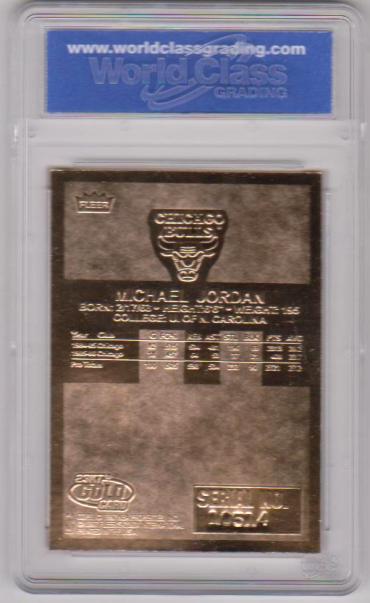 michael jordan rookie card gem mint 10