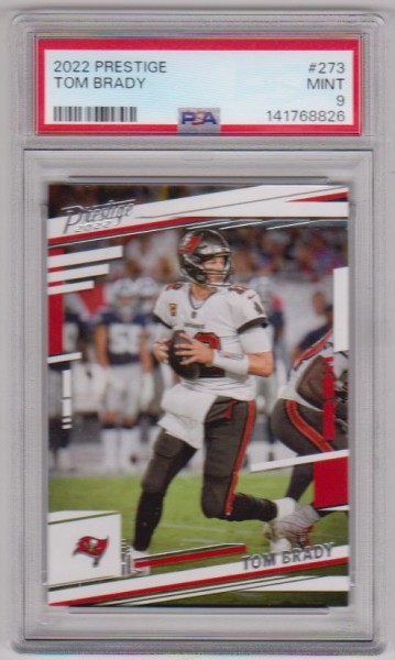Graded PSA Mint 9 - Tom Brady 2022 Panini Prestige #273 Card